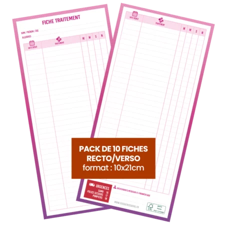 Pack Fiches traitement infirmier(e) libéral(e)