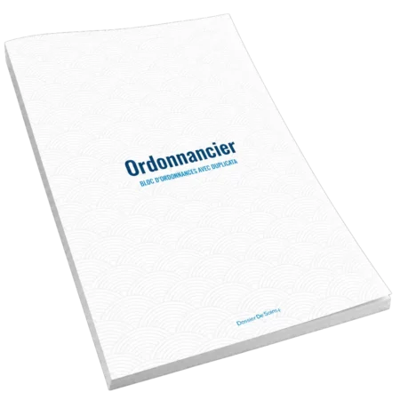 Ordonnancier 50 ordonnances avec duplicata