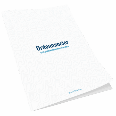 Ordonnancier 50 ordonnances avec duplicata